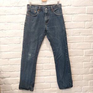 Levis 517 Jeans Mens 32x34 Measures 30x32 Blue Denim Western Cotton Mid Rise